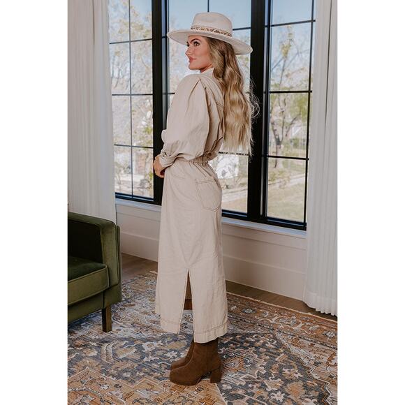 Together Is Better Cream Dress Sz M - Picture 2 of 9